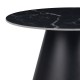 Βοηθητικά τραπέζια Fabrin Inart μαύρο μαρμάρου sintered stone-μαύρο μέταλλο Βοηθητικά τραπέζια Fabrin Inart μαύρο μαρμάρου sintered stone-μαύρο μέταλλο