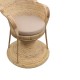 Πολυθρόνα Rea Inart με μπεζ μαξιλάρι-φυσικό rattan 85x85x141εκ Πολυθρόνα Rea Inart με μπεζ μαξιλάρι-φυσικό rattan 85x85x141εκ