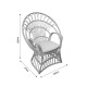 Πολυθρόνα Boloni Inart με μπεζ μαξιλάρι-φυσικό rattan 100x67x120εκ Πολυθρόνα Boloni Inart με μπεζ μαξιλάρι-φυσικό rattan 100x67x120εκ