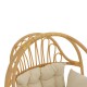 Κρεμαστή κούνια Jorg pakoworld φυσικό rattan-κρεμ μαξιλάρι 80x59x105εκ Κρεμαστή κούνια Jorg pakoworld φυσικό rattan-κρεμ μαξιλάρι 80x59x105εκ