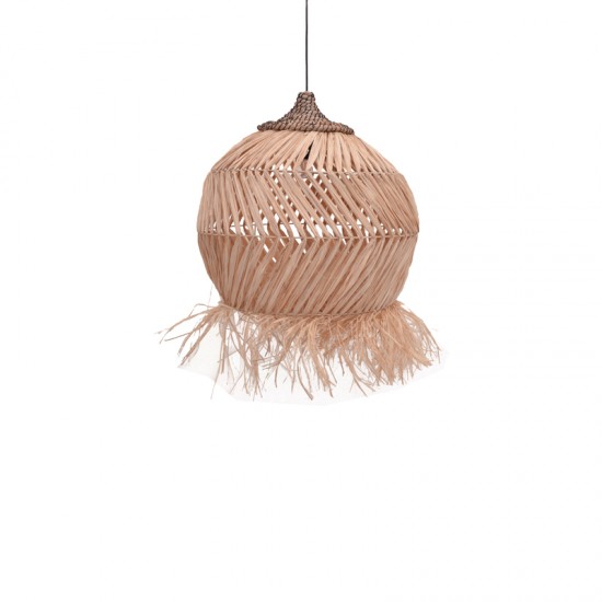 Φωτιστικό οροφής Koronse Inart sisal σε φυσικό χρώμα Φ55x68εκ Φωτιστικό οροφής Koronse Inart sisal σε φυσικό χρώμα Φ55x68εκ
