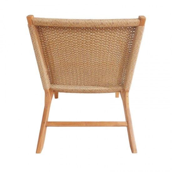 Πολυθρόνα Crosy pakoworld teak ξύλο σε φυσική απόχρωση 71x81x75εκ Πολυθρόνα Crosy pakoworld teak ξύλο σε φυσική απόχρωση 71x81x75εκ