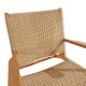 Πολυθρόνα Crosy pakoworld teak ξύλο σε φυσική απόχρωση 71x81x75εκ Πολυθρόνα Crosy pakoworld teak ξύλο σε φυσική απόχρωση 71x81x75εκ