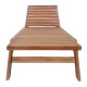 Ξαπλώστρα Melop pakoworld teak ξύλο σε φυσική απόχρωση 200x70x35εκ Ξαπλώστρα Melop pakoworld teak ξύλο σε φυσική απόχρωση 200x70x35εκ