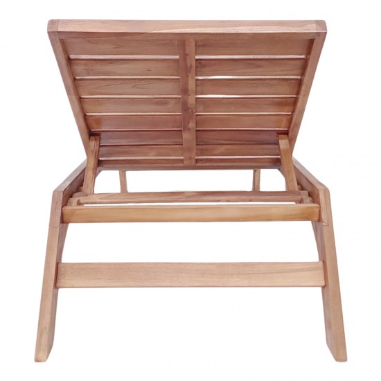 Ξαπλώστρα Melop pakoworld teak ξύλο σε φυσική απόχρωση 200x70x35εκ Ξαπλώστρα Melop pakoworld teak ξύλο σε φυσική απόχρωση 200x70x35εκ