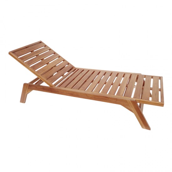 Ξαπλώστρα Melop pakoworld teak ξύλο σε φυσική απόχρωση 200x70x35εκ Ξαπλώστρα Melop pakoworld teak ξύλο σε φυσική απόχρωση 200x70x35εκ