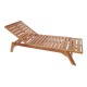 Ξαπλώστρα Melop pakoworld teak ξύλο σε φυσική απόχρωση 200x70x35εκ Ξαπλώστρα Melop pakoworld teak ξύλο σε φυσική απόχρωση 200x70x35εκ