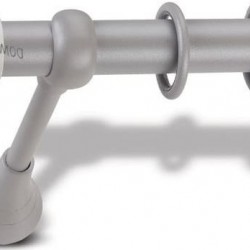 Domus Μεταλλικό Κουρτινόξυλο Φ25mm Chic 3031 Μονό 200cm No26/5070