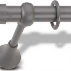 Domus Μεταλλικό Κουρτινόξυλο Φ25mm Chic 3021 Μονό 160cm No24/5020