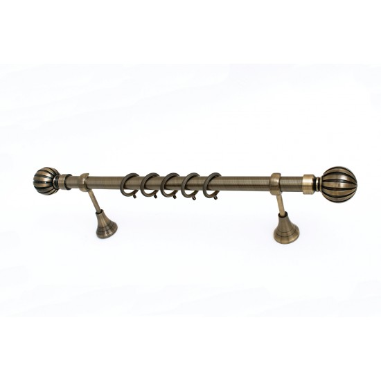 Best Design Μεταλλικό Κουρτινόξυλο No66 Μονό Φ25mm 240cm Αντικέ B066 Best Design Μεταλλικό Κουρτινόξυλο No66 Μονό Φ25mm 240cm Αντικέ B066