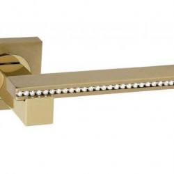 Best Πόμολο πόρτας 94KSW Aluminium Zamak Ζεύγος Ροζέτα Ral Oro Ματ