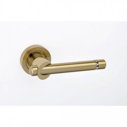 Best Πόμολο πόρτας 351SW Brass Ζεύγος Ροζέτα Όρο Ματ