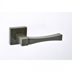 Best Πόμολο πόρτας 1005 Aluminium Zamak Ζεύγος Ροζέτα Ral 7022 Ματ 
