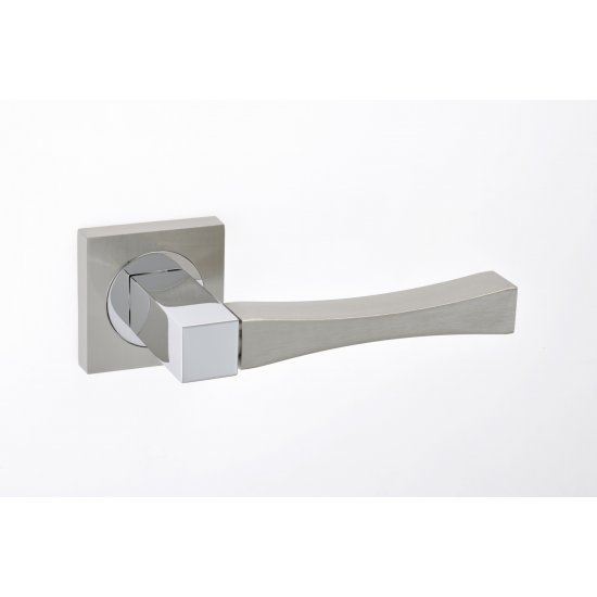 Best Πόμολο πόρτας 1005 Aluminium Zamak Ζεύγος Ροζέτα Νίκελ Ματ/Χρώμιο Best Πόμολο πόρτας 1005 Aluminium Zamak Ζεύγος Ροζέτα Νίκελ Ματ/Χρώμιο