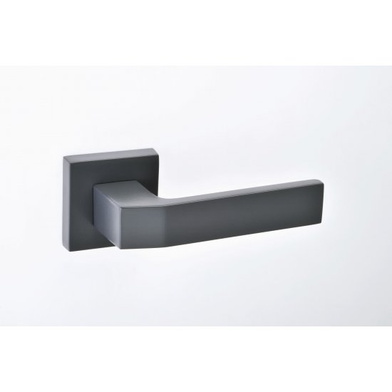 Best Πόμολο πόρτας 106K Aluminium Zamak Ζεύγος Ροζέτα Ral 7015 Ματ