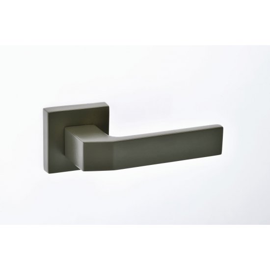 Best Πόμολο πόρτας 106K Aluminium Zamak Ζεύγος Ροζέτα Ral 7022 Ματ 