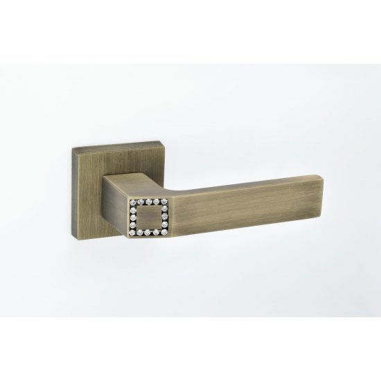 Best Πόμολο πόρτας 106SW  Brass Ζεύγος Ροζέτα Όρο Ματ