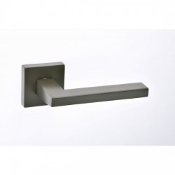 Best Πόμολο πόρτας 22 Aluminium Zamak Ζεύγος Ροζέτα Ral 7022 Ματ 