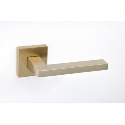 Best Πόμολο πόρτας 22 Aluminium Zamak Ζεύγος Ροζέτα Ral Oro Ματ