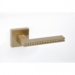Best Πόμολο πόρτας 22SW Aluminium Zamak Ζεύγος Ροζέτα Ral Oro Ματ