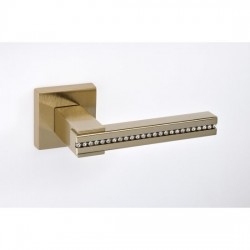 Best Πόμολο πόρτας 521SW Aluminium Zamak Ζεύγος Ροζέτα Ral Oro Ματ