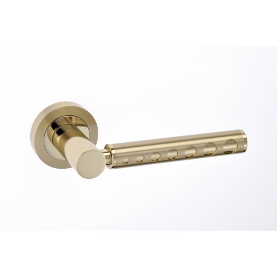 Best Πόμολο πόρτας 81Brass Ζεύγος Ροζέτα Όρο Ματ Best Πόμολο πόρτας 81Brass Ζεύγος Ροζέτα Όρο Ματ