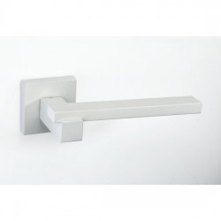 Best Πόμολο πόρτας 94K Aluminium Zamak Ζεύγος Ροζέτα Ral 9010 Λευκό 