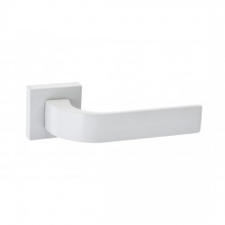 Best Πόμολο πόρτας 265 Hermes Zamak Ζεύγος Ροζέτα Ral 9010 Λευκό 