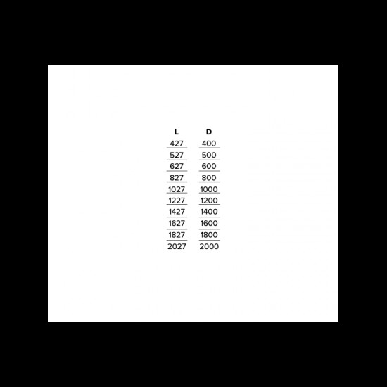 Convex Λαβή Εξώθυρας 1487 Νίκελ Ματ/Μαύρο  1000mm (Τεμάχιο)