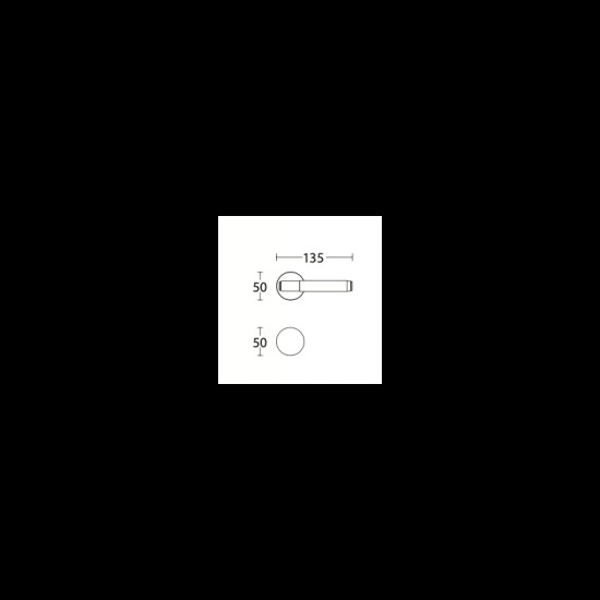 Convex Πόμολο Πόρτας Ροζέτα 1745 Ζεύγος Ματ Νίκελ Convex Πόμολο Πόρτας Ροζέτα 1745 Ζεύγος Ματ Νίκελ