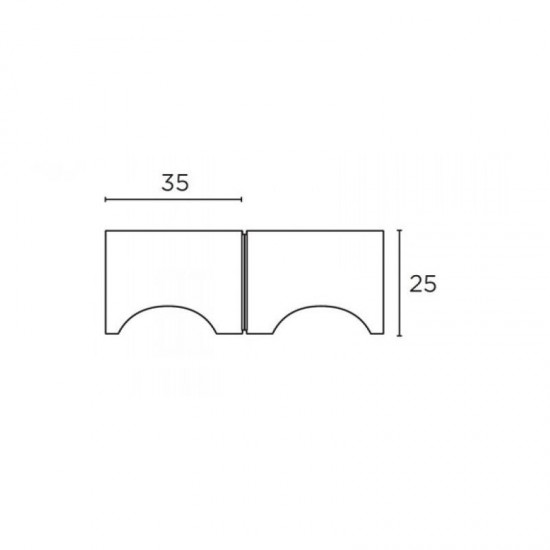 Convex Μπούλ εξώθυρας 787Ζ σε Ματ Νίκελ Ζεύγος Φ25mm