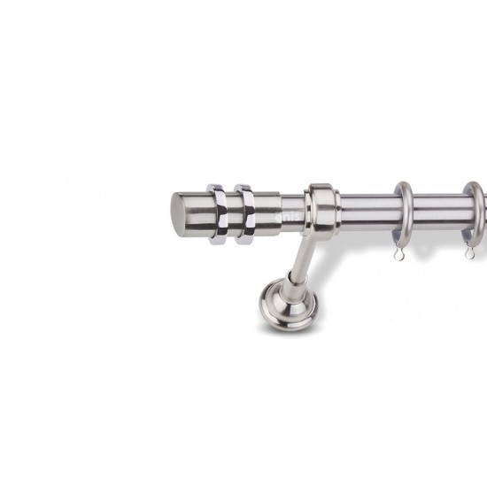 Domus Μεταλλικό Κουρτινόξυλο Φ25mm Queen Μονό 160cm p7-577595-1 Νίκελ Ματ Domus Μεταλλικό Κουρτινόξυλο Φ25mm Queen Μονό 160cm p7-577595-1 Νίκελ Ματ