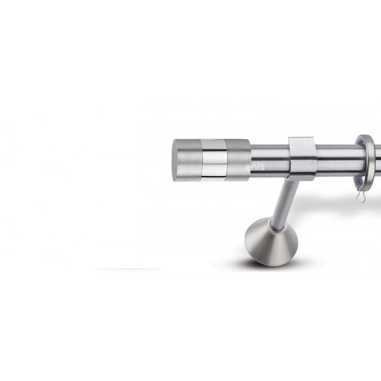 Domus Μεταλλικό Κουρτινόξυλο Φ25mm Μόνικα Μονό 160cm p12-9275-3 Νίκελ Ματ -Χρώμιο Domus Μεταλλικό Κουρτινόξυλο Φ25mm Μόνικα Μονό 160cm p12-9275-3 Νίκελ Ματ -Χρώμιο
