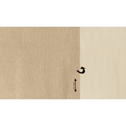 In Style Κουρτίνα Dim Out Με Τρέσα 150x280 2-2363R