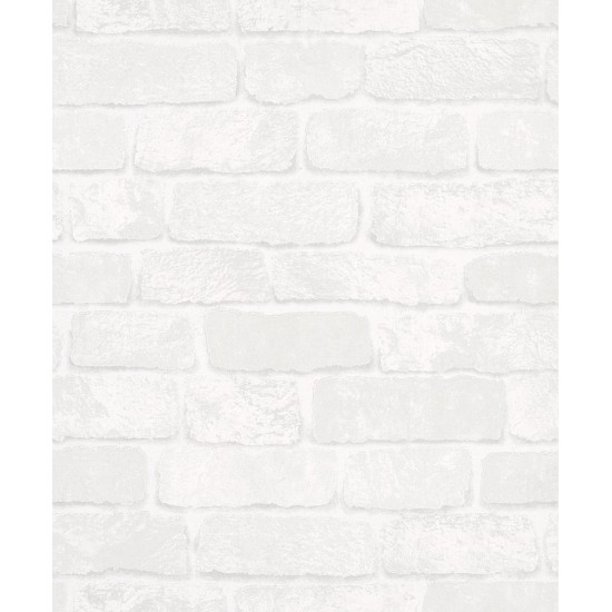 Marburg - White&Metallic Bricks 58424 Ταπετσαρία τοίχου 1000x 53cm