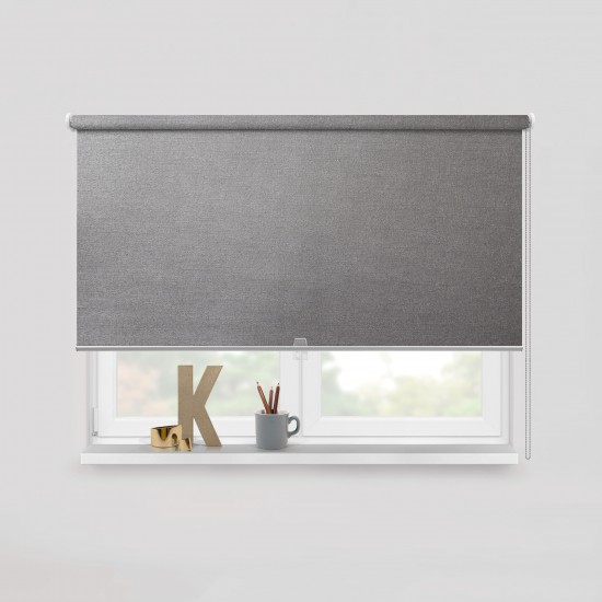 Living Project 10-3 Rome Γκρι Roller Blind Ενεργειακό Μονόχρωμο Π100xΥ100