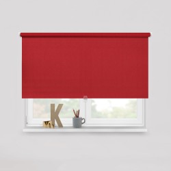 Living Project 2-12 Berlin Κόκκινο Roller Blind Μονόχρωμο Πλήρους Συσκότισης Π100xΥ100