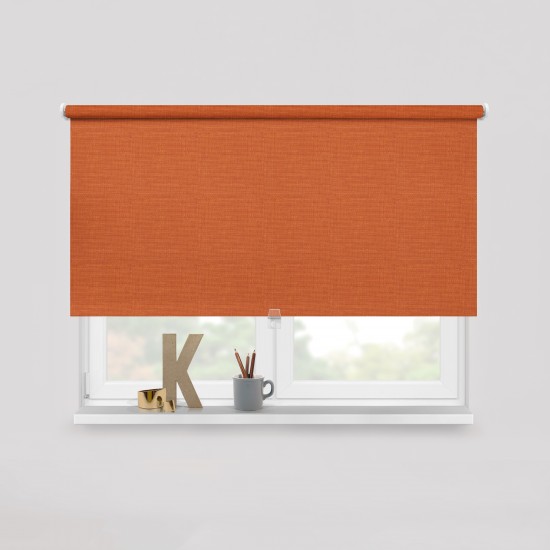 Living Project 3-6 Versailles Πορτοκαλί Roller Blind Μονόχρωμο Αδιαφανές Π100xΥ100