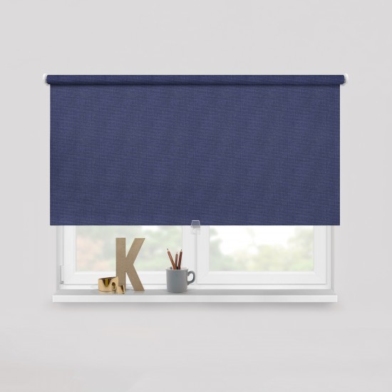 Living Project 3-8 Versailles Μπλε Roller Blind Μονόχρωμο Αδιαφανές Π100xΥ100