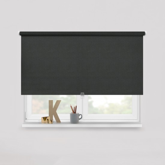 Living Project 3-10 Versailles Μαύρο Roller Blind Μονόχρωμο Αδιαφανές Π100xΥ100