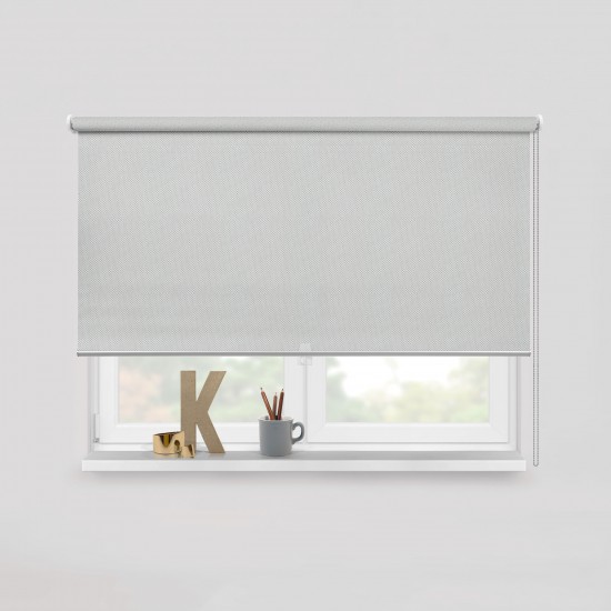 Living Project 6-4 Amsterdam Γκρι Roller Blind Διάτρητο Π100xΥ100