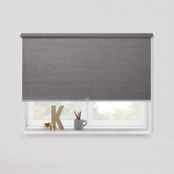 Living Project 7-5 Budapest Γκρι Roller Blind Φυσικής Υφής Ημιδιαφανές Π100xΥ100