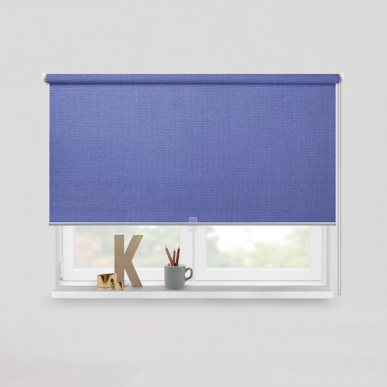 Living Project 8-9 Prague Μπλε Roller Blind Ενεργειακό Μονόχρωμο Aδιαφανές Π100xΥ100