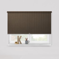 Living Project 12-5 London Καφέ Roller Blind Ημιδιαφανές με Κάθετες Ρίγες Π100xΥ100