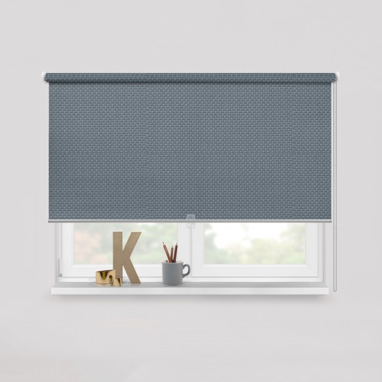 Living Project 17-4 Vienna Γκρι Roller Blind Ενεργειακό Διάτρητο Διαγώνιας Ύφανσης  Π100xΥ100 Εσωτερικού και Εξωτερικού Χώρου