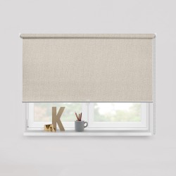 Living Project 18-3 Hamburg Μπεζ Roller Blind Ηχοαπορροφητικό  Διάτρητο Π100xΥ100