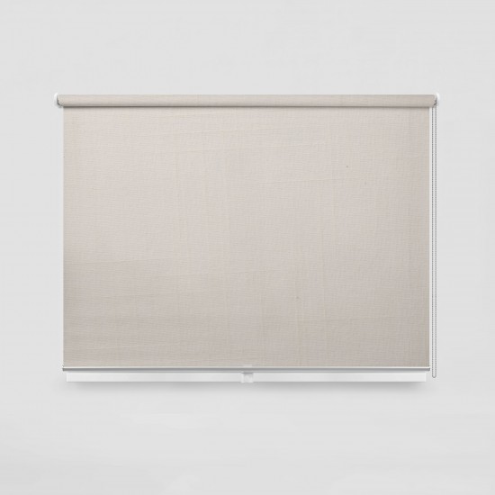 Living Project 9-2 Lisbon Εκρού Roller Blind Μονόχρωμο Ημιδιαφανές με Pattern Π100xΥ100