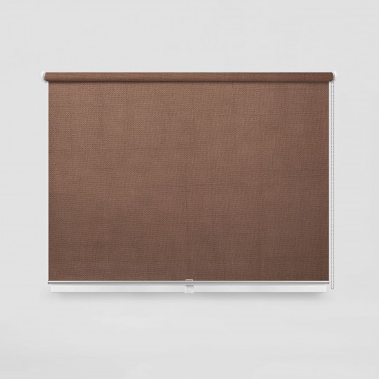 Living Project 9-5 Lisbon Καφέ Roller Blind Μονόχρωμο Ημιδιαφανές με Pattern Π100xΥ100