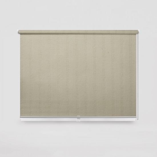 Living Project 12-3 London Μπεζ Roller Blind ΗμιΔιαφανές με Κάθετες Ρίγες Π100xΥ100