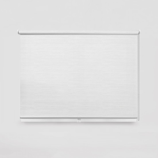 Living Project 22-1 Cologne Λευκό Roller Blind Φυσικής Υφής Αδιαφανές Π100xΥ100